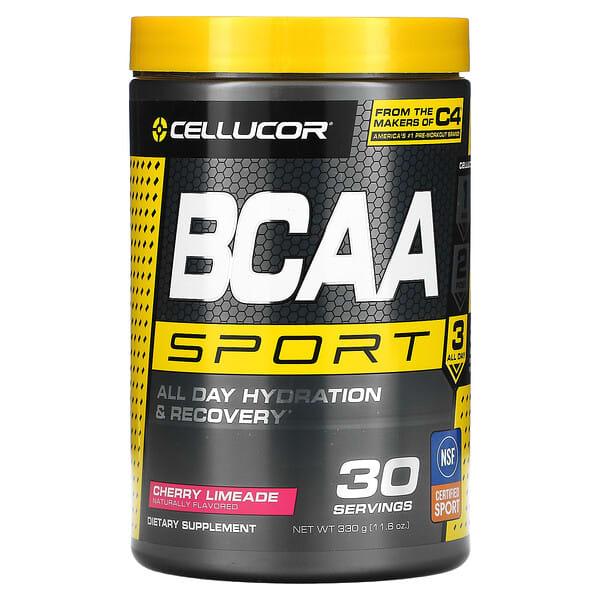 Cellucor, BCAA Sport, Hidratação e recuperação durante todo o dia, Cherry Limeade, 11,6 oz (330 g)