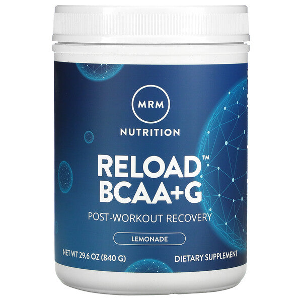 MRM, Recarregar BCAA + G, Recuperação Pós-treino, Limonada, 29,6 oz (840 g)