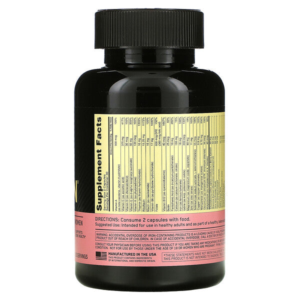 Optimum Nutrition, Opti-Women, 60 cápsulas