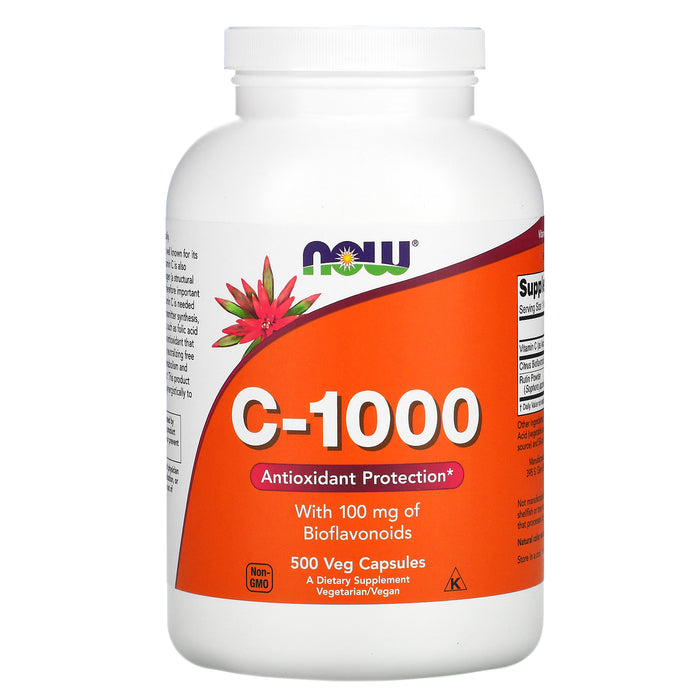 Now Foods, C-1000, 500 Cápsulas Vegetais